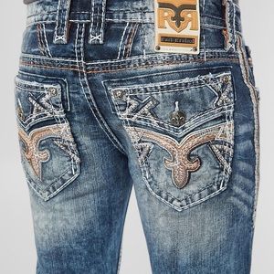 NWT M’s Rock Revival Jeans Rattan Slim Boot 30/30